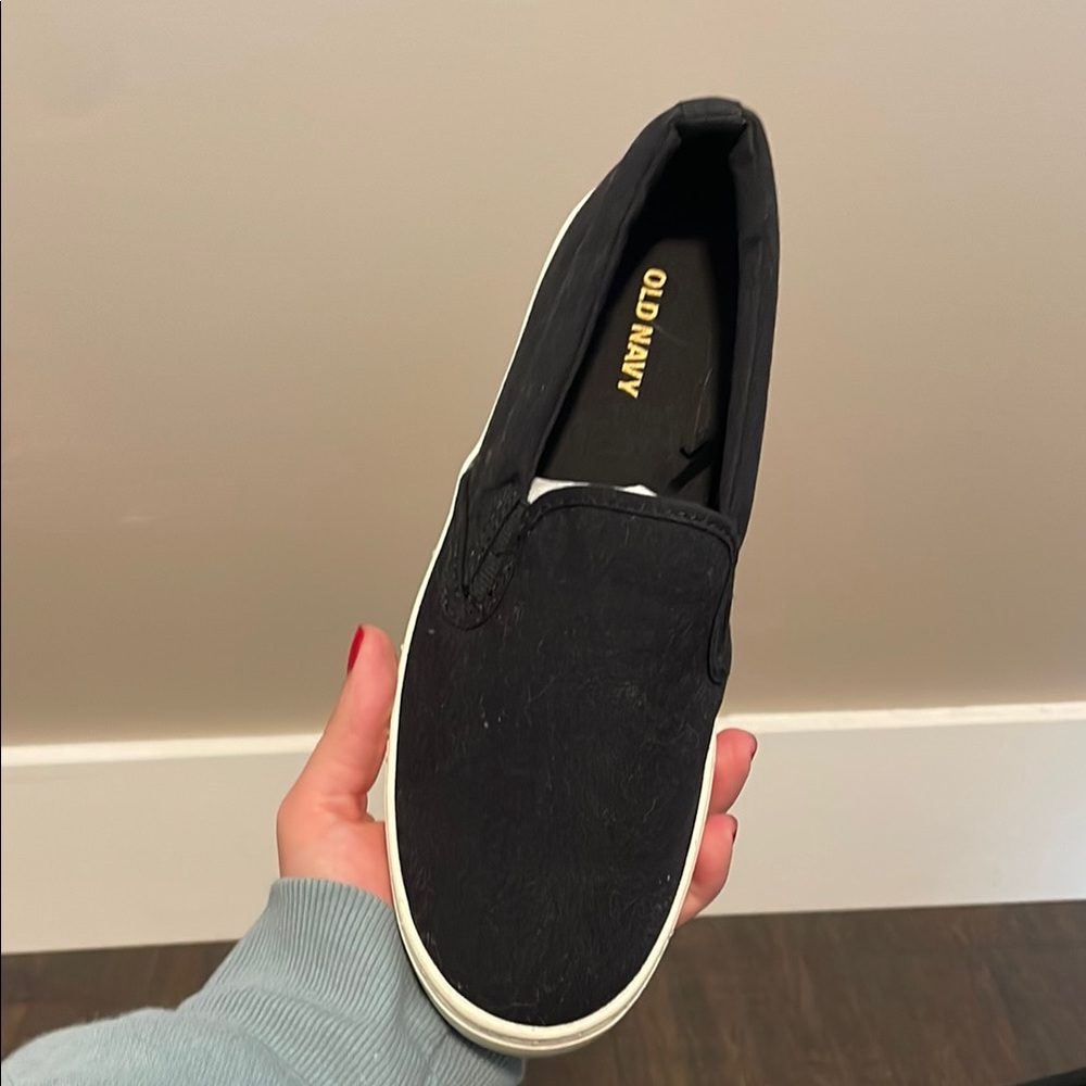 NEVER WORN Old Navy Black Loafers Sleek Slip-On Shoes